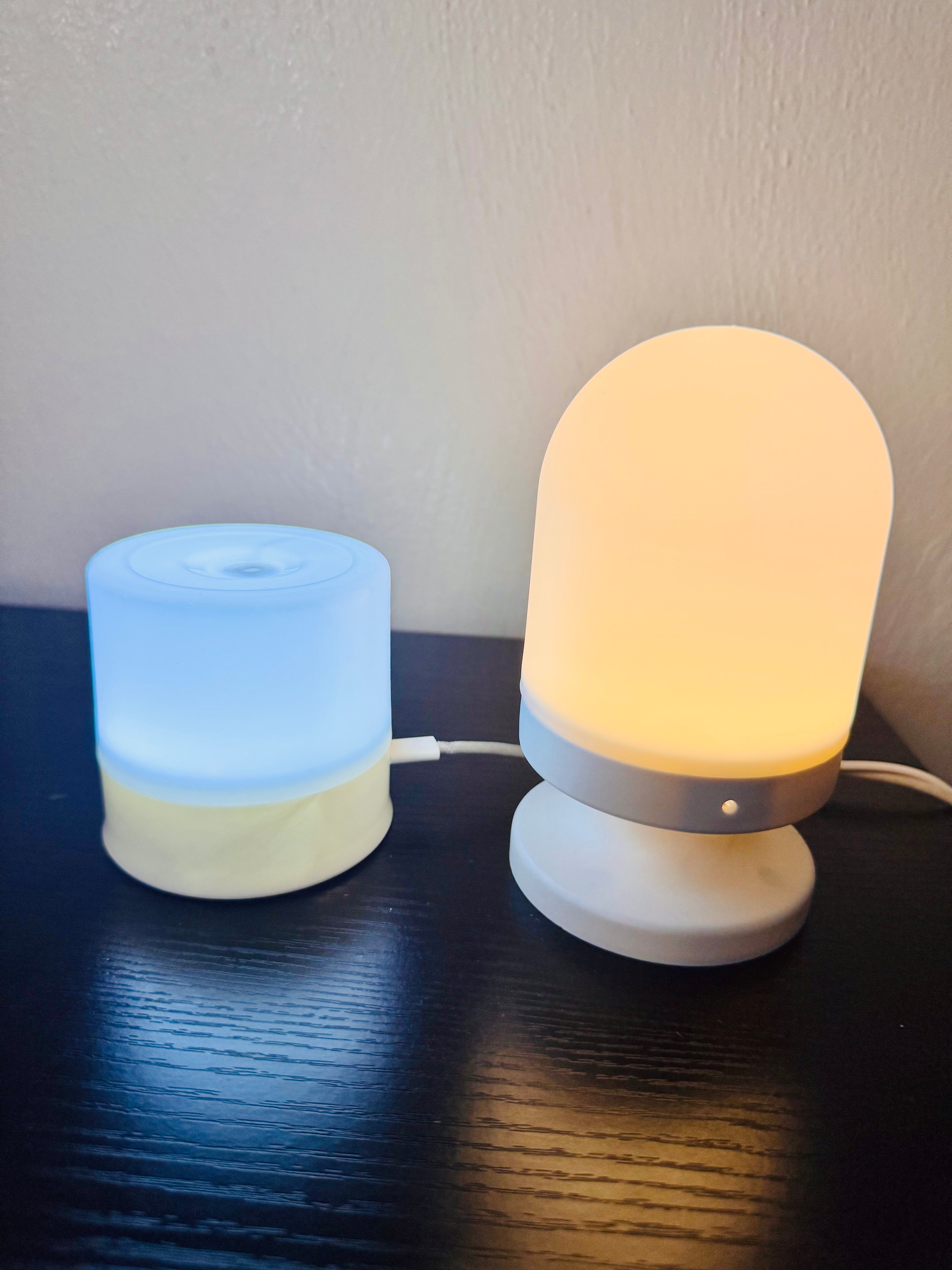 LED Bedside Lamp 3 Colors USB Stepless Dimming Night Light