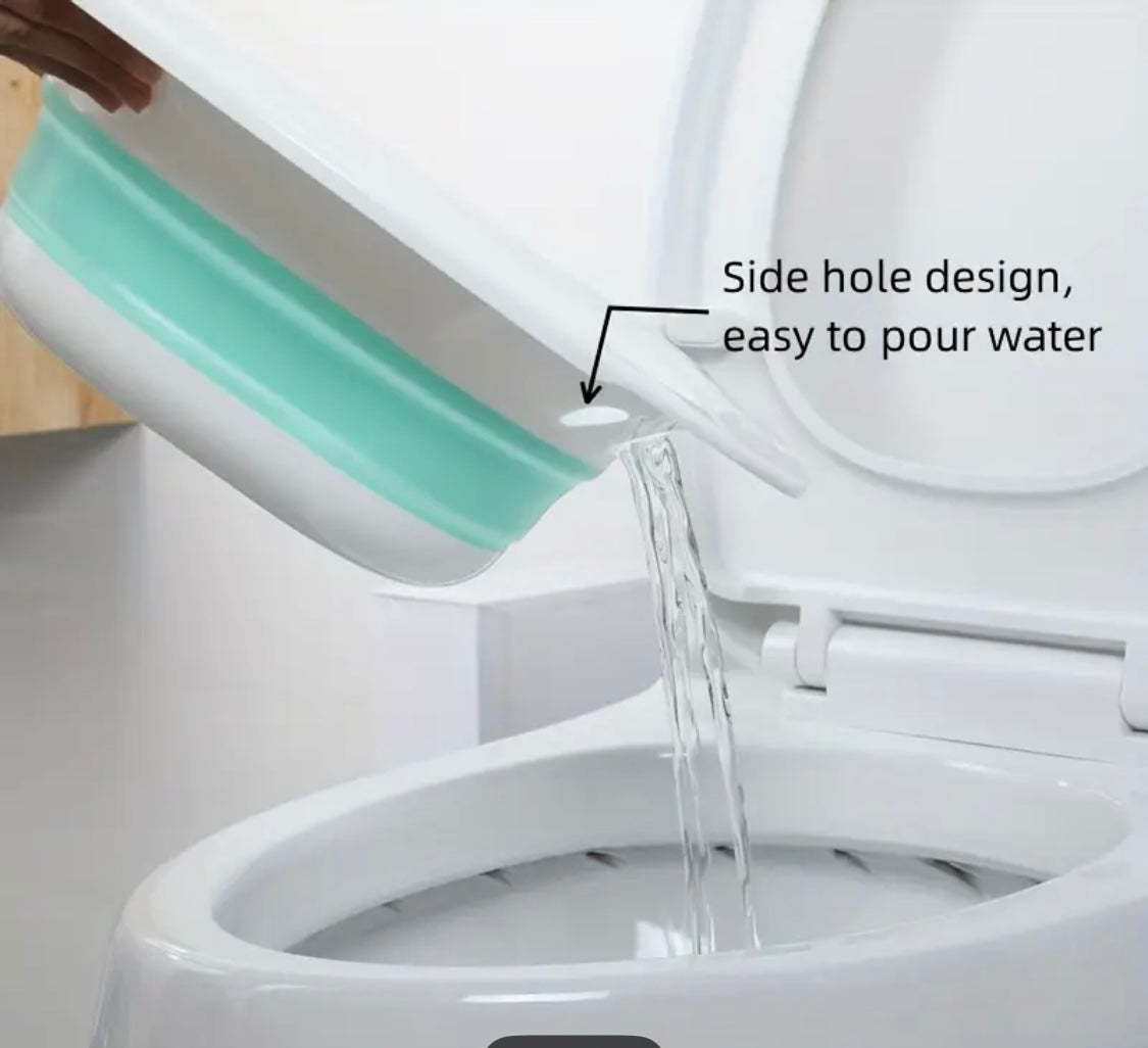 Foldable Postpartum Toilet Seat with Cushion for Hemorrhoid Relief & Postpartum Care - Easy Storage, Essential for Pregnancy & Postnatal Recovery, Includes Irrigation Device, Portable Toilet Seat|Foldable Seat|Functional Cushion, Toilet Seat for Bathroom