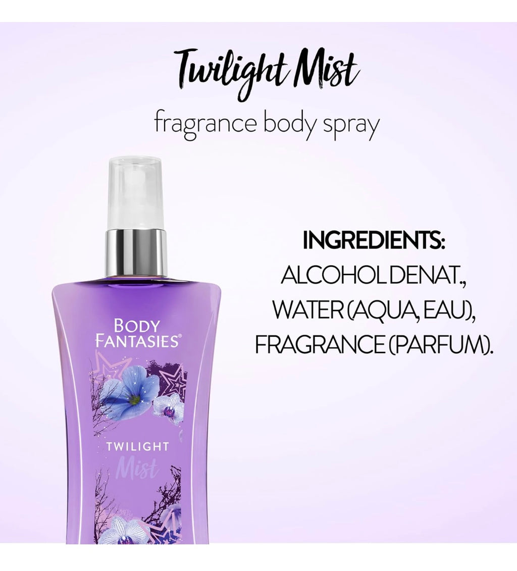 Body Spray Holiday Gift Set for Her - 3 Piece Timeless Scents Sampler, Perfect for Stocking Stuffers Cosmetic Skin Repair Multicolor Skincare Comfort