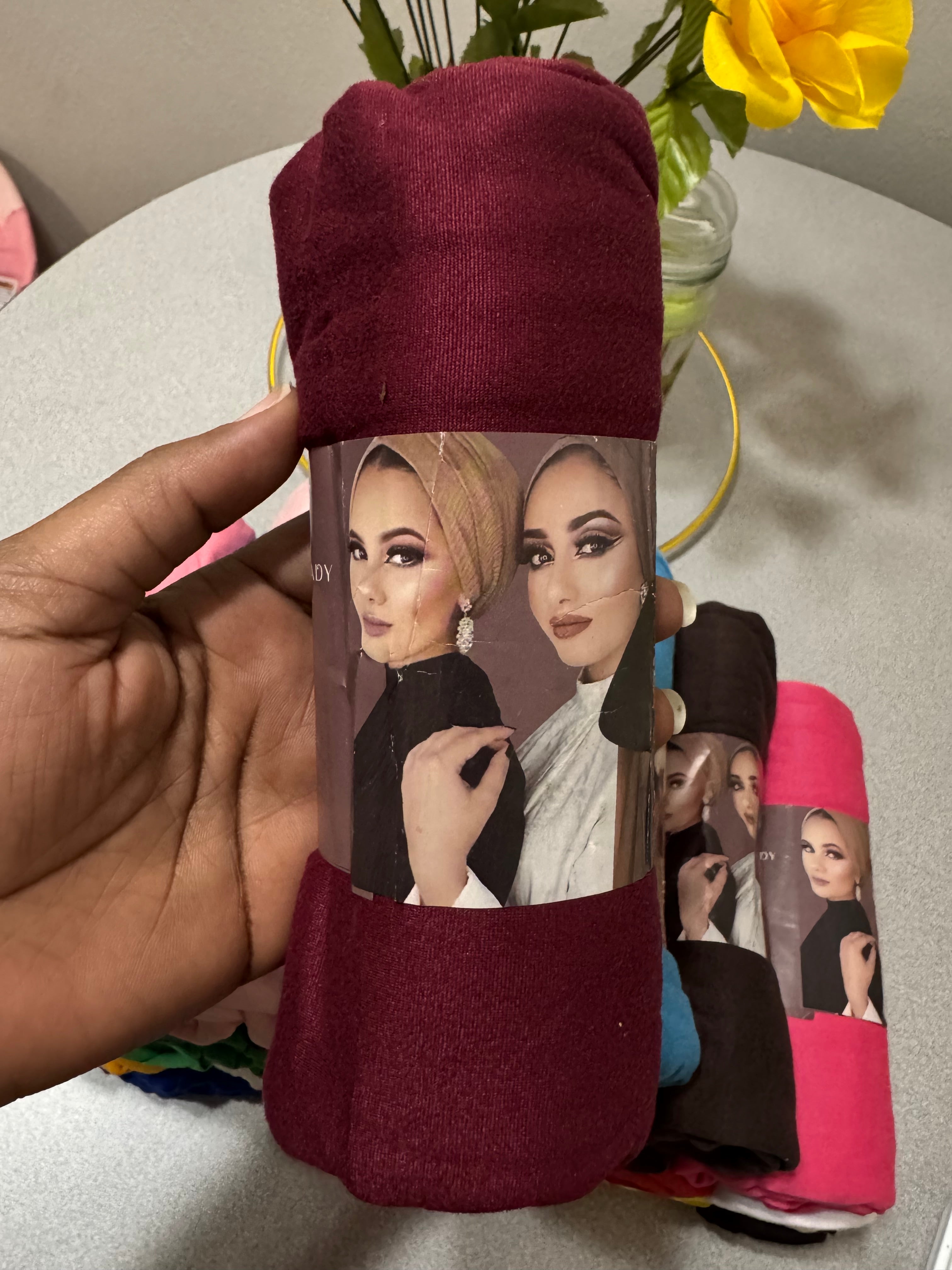 Solid Color Jersey Hijab Women Thin Breathable Scarf Long Stretch Windproof Sunscreen Shawl - Casual Polyester, Available in Various Colors