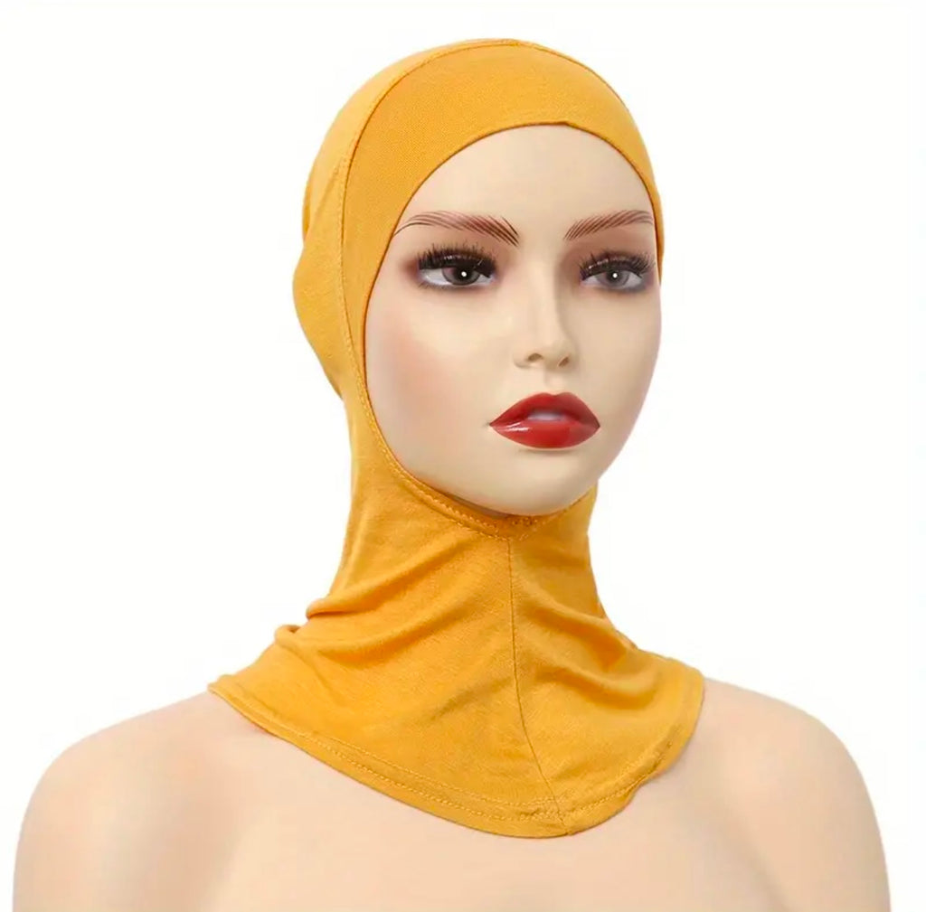 Modal Turban Hat Wrap - Soft, Cozy, Breathable Full Head Cover Scarf Cap for Women - Simple, Elastic, Under Scarf Cap with Thin, Lightweight Design for Daily Wear