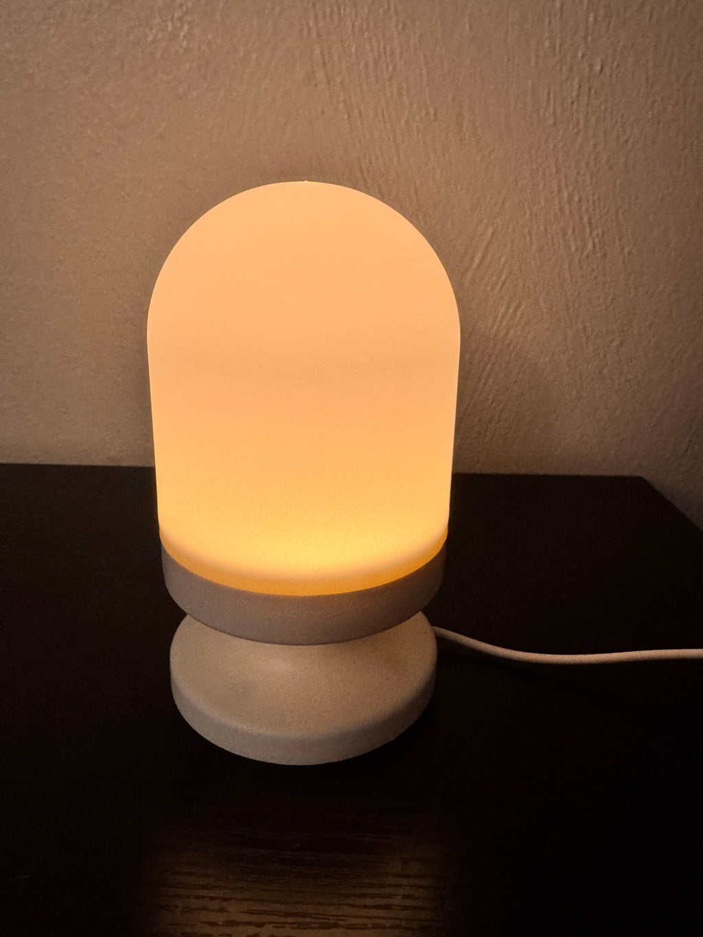 LED Bedside Lamp 3 Colors USB Stepless Dimming Night Light