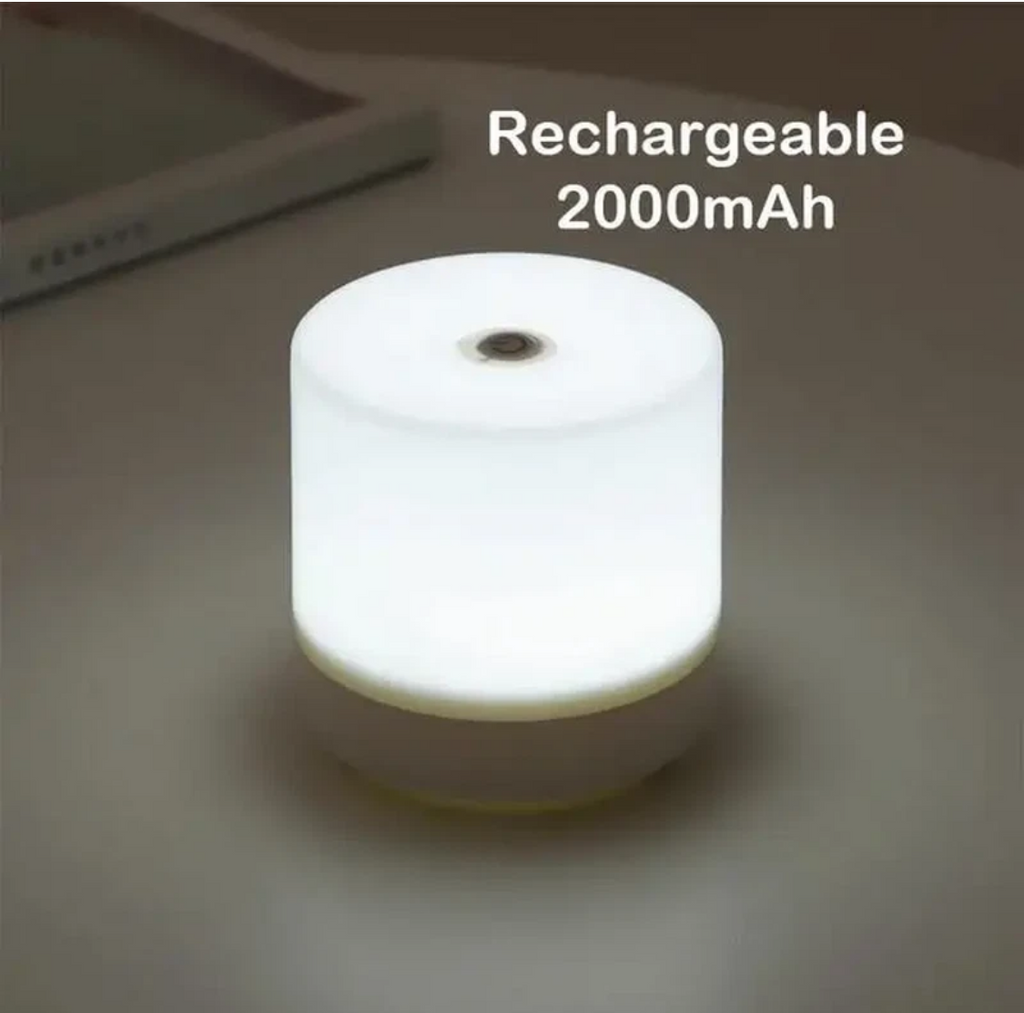 LED Bedside Lamp 3 Colors USB Stepless Dimming Night Light