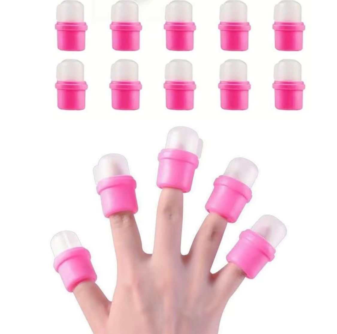 Henna cups 10 pcs set - Pink cups for nail's beauty - Make your hands pretty with henna manicure - cosmetic polish
