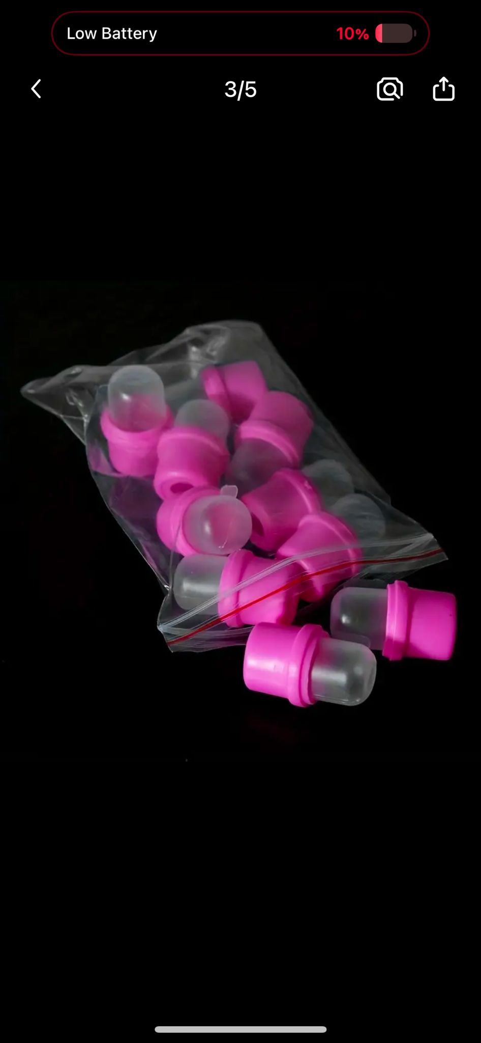 Henna cups 10 pcs set - Pink cups for nail's beauty - Make your hands pretty with henna manicure - cosmetic polish